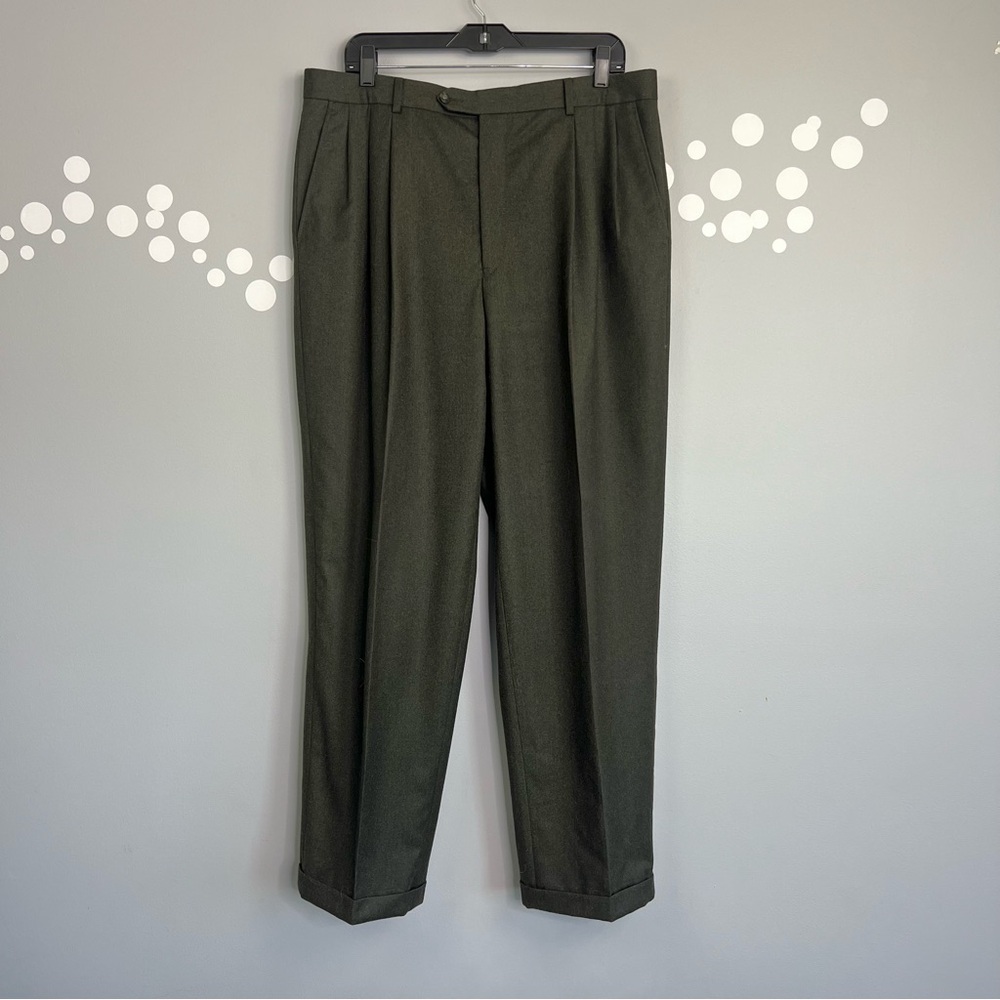 Reda Super 100s Principe Wool Dress Pants Size 38